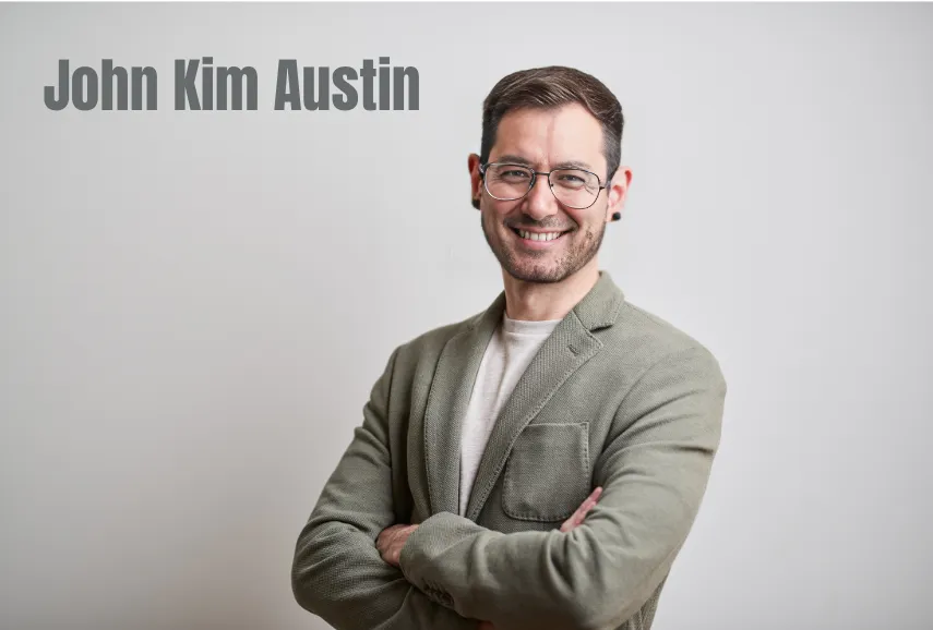 Photo of John Kim Austin glasses